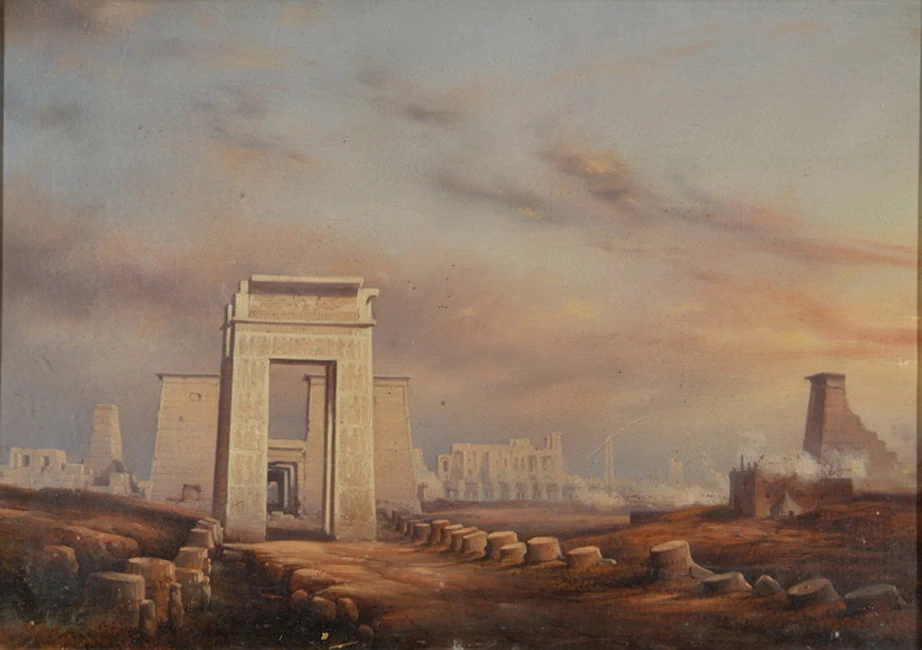  4-Il Tempio di Ramses III a Medinet Habu, 1843 